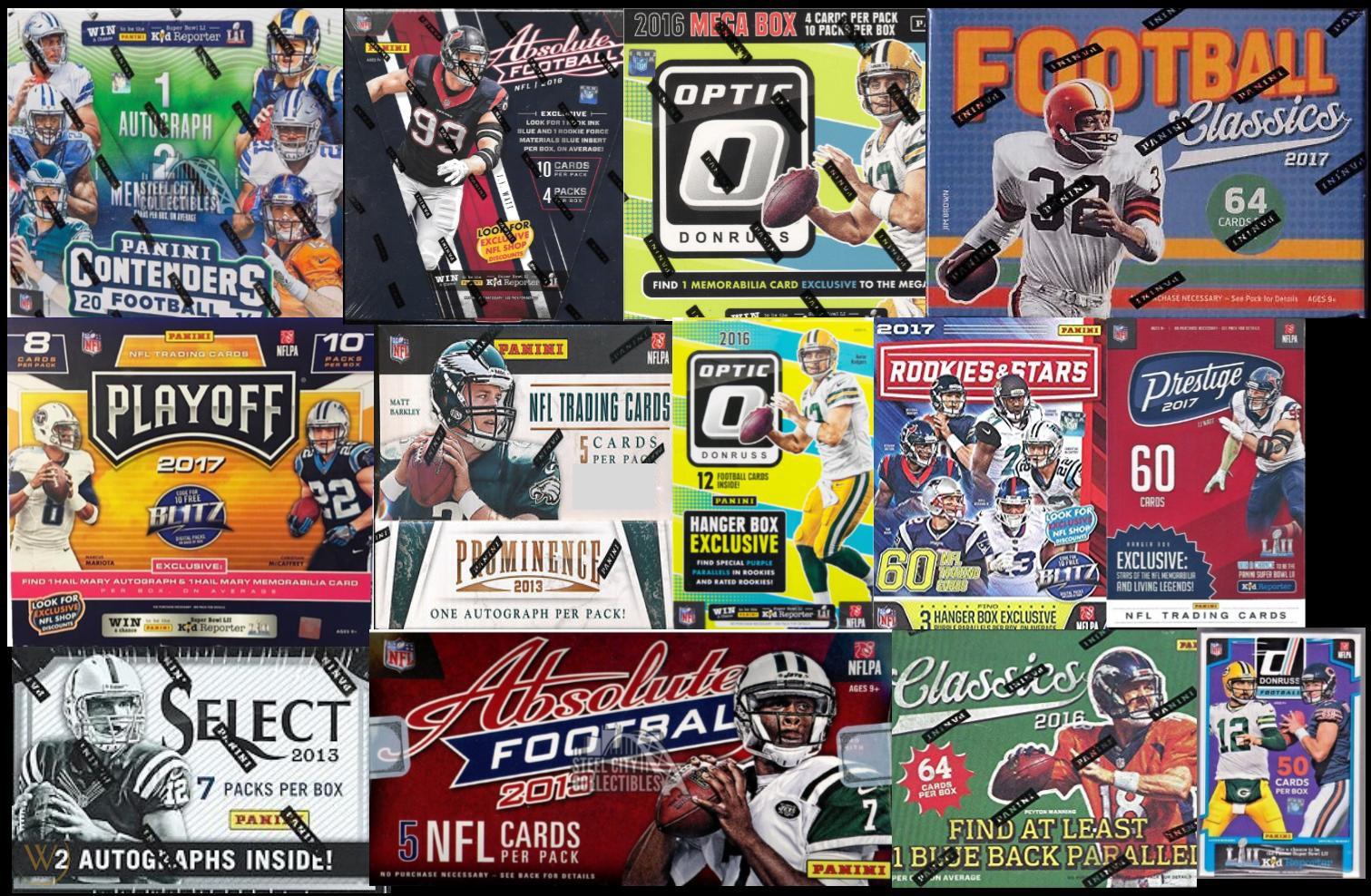 2022 Panini Contenders Football Jumbo Value Pack Box - Legends Fan