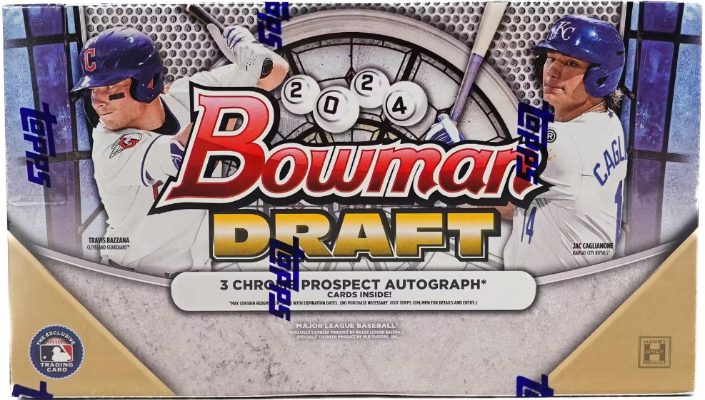 2024 Bowman Draft Hobby Jumbo Box (12 Packs Per Box, 32 Cards Per Pack