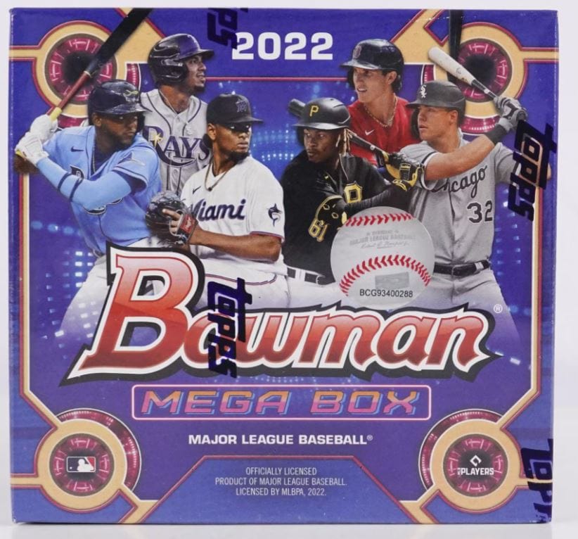 2022 Bowman Baseball Mega Box (4 Cards Per Pack, 10 Packs Per Box