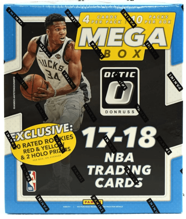 2017-18 Optic NBA Mega Box (10 Packs per Box, 4 Cards per Pack)