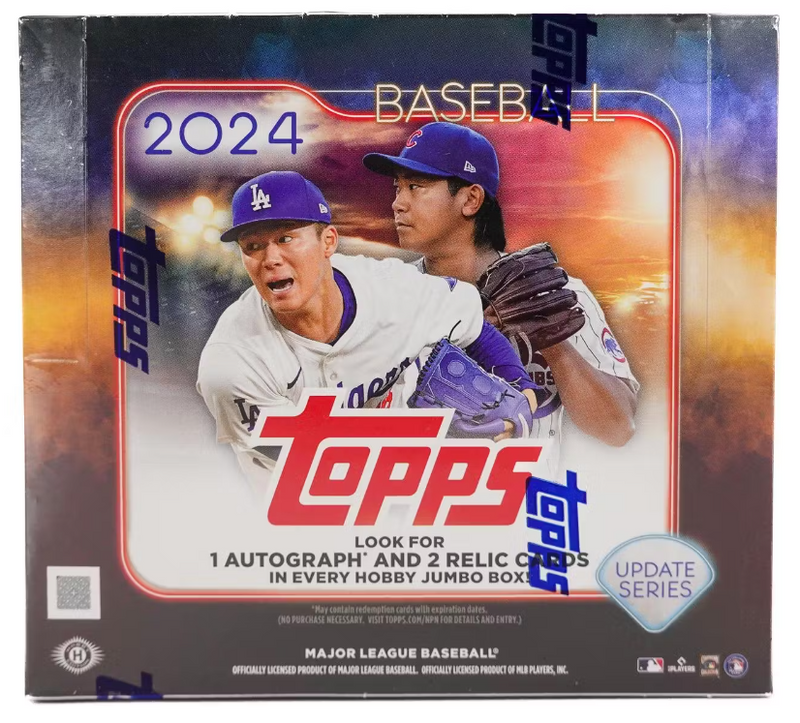 2024 Topps Update Series Jumbo Hobby (10 Packs Per Box, 40 Cards Per P