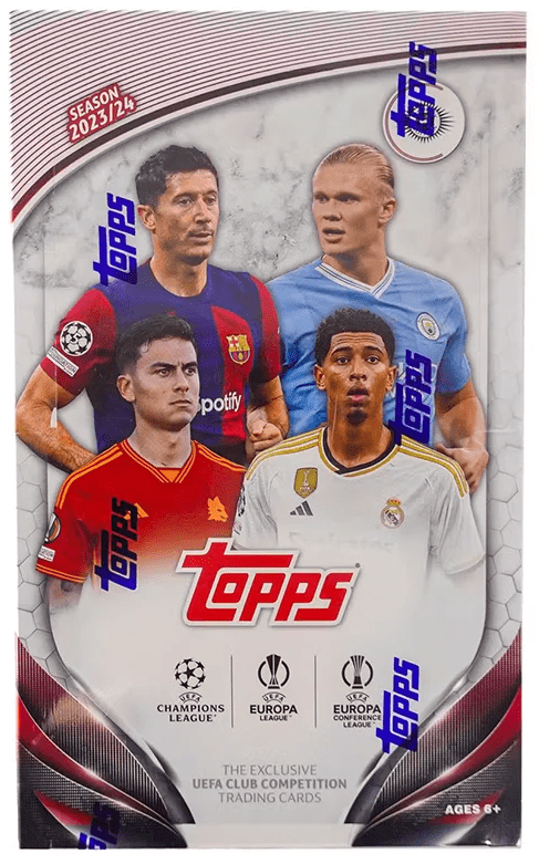 2024 Topps UEFA Club Competition Hobby Box (8 cards per pack, 24 packs per box)