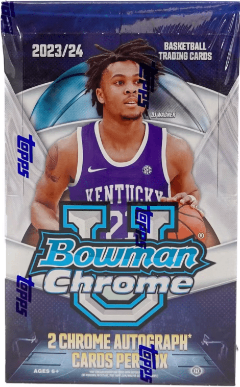 2023-24 Bowman U Basketball Hobby Box (24 Packs Per Box, 4 Cards Per Pack)