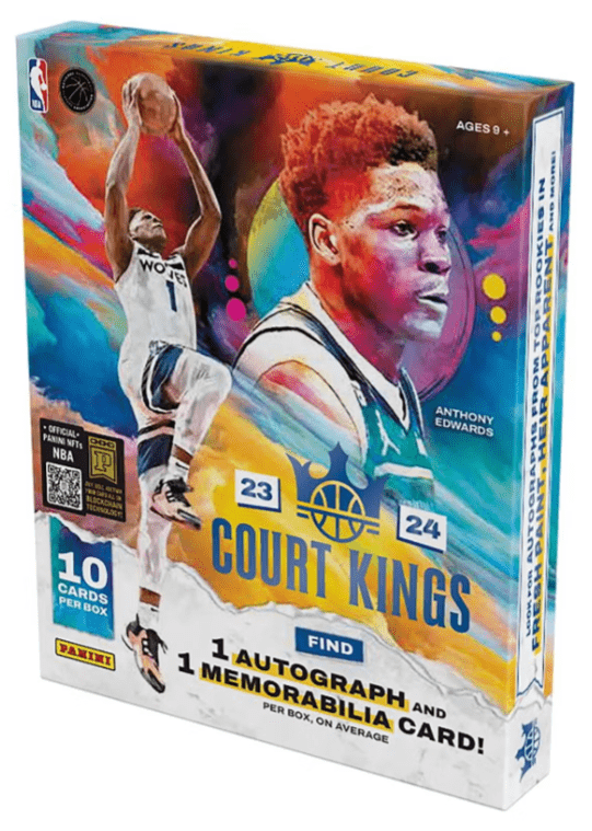 2023-24 Court Kings NBA Hobby Box (10 Cards per Box)