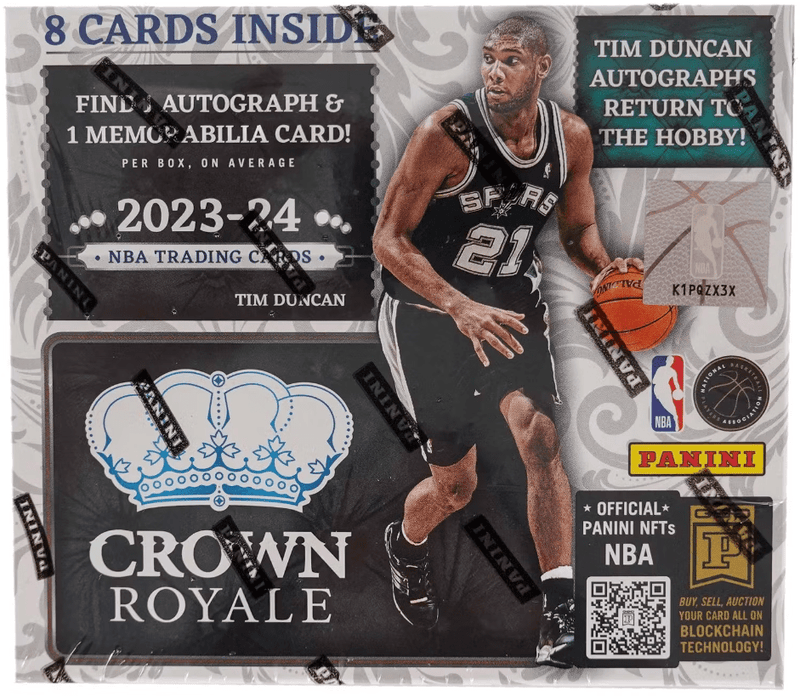 2023-24 Crown Royale Basketball Hobby Box (8 Cards per Box)