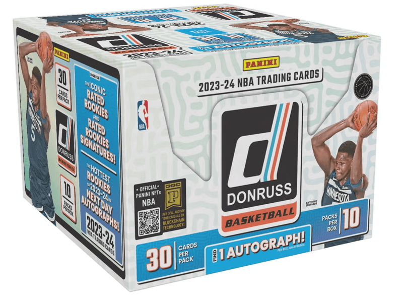 2023-24 Donruss Basketball Hobby Box (10 Packs per Box, 30 Cards per Pack)