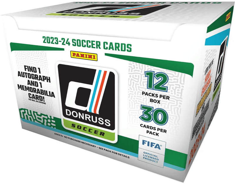 2023-24 Donruss Soccer Hobby Box (12 Packs per Box, 30 Cards per Pack)