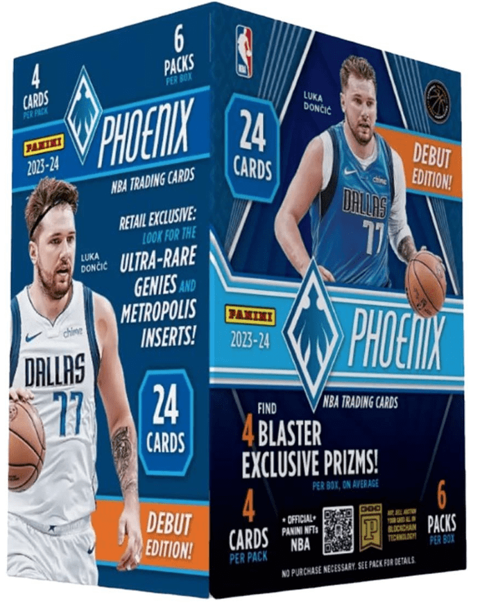 2023-24 Phoenix Basketball Blaster Box (6 Packs Per Box, 4 Cards Per Pack)