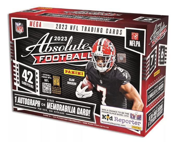 2023-24 Absolute Football Mega Box (Target Exclusive) (6 Packs per Box, 7 Cards per Pack)