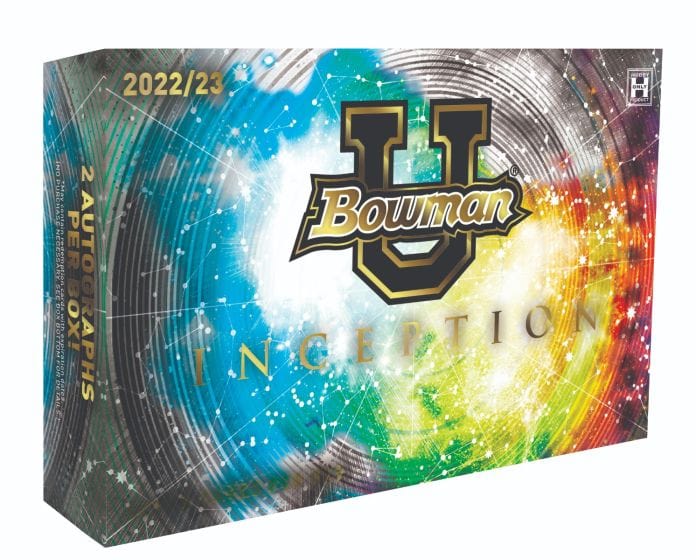 2022-23 Bowman University Inception Factory Sealed Hobby Box (1 pack per box, 7 cards per pack)