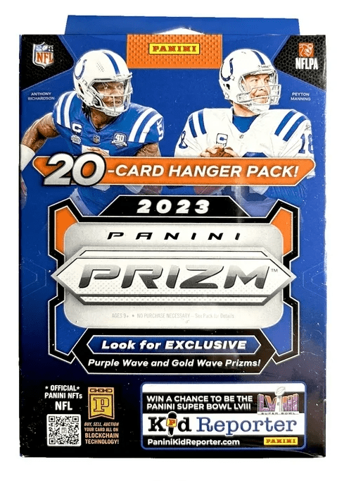 2023 Prizm Football Hanger Box (1 pack per box. 20 cards per pack)