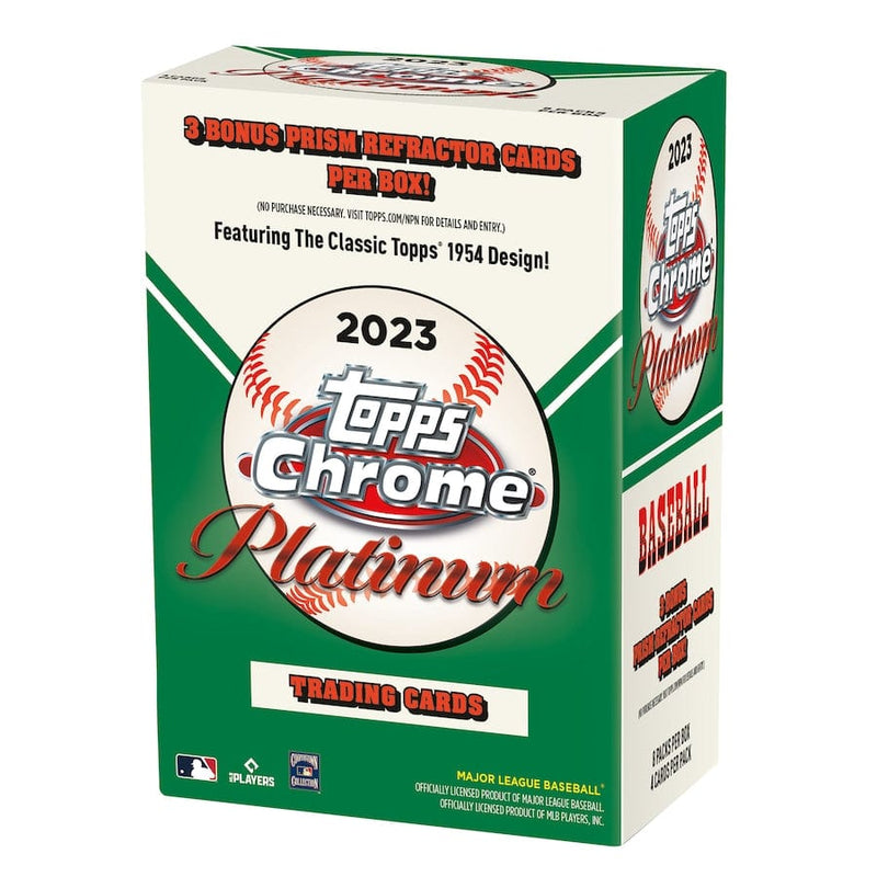 2023 Topps Chrome Platinum Blaster Box (8 Packs Per Box, 4 Cards Per Pack)