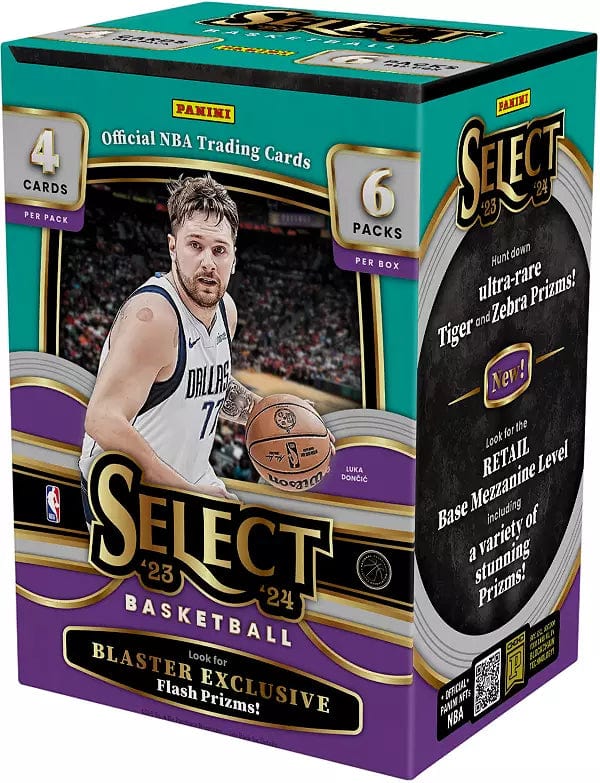 2023-24 Panini Select Basketball Blaster Box (6 Packs, 4 Cards Per Pack)