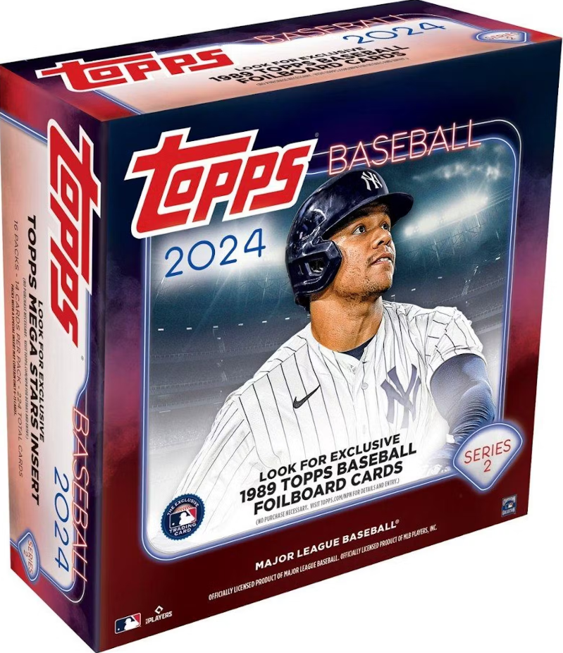 2024 Topps Series 2 Mega Box (16 Packs Per Box, 14 Cards Per Pack