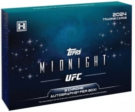 2024 Topps UFC Midnight Hobby Box (1 pack per box, 7 cards per pack)