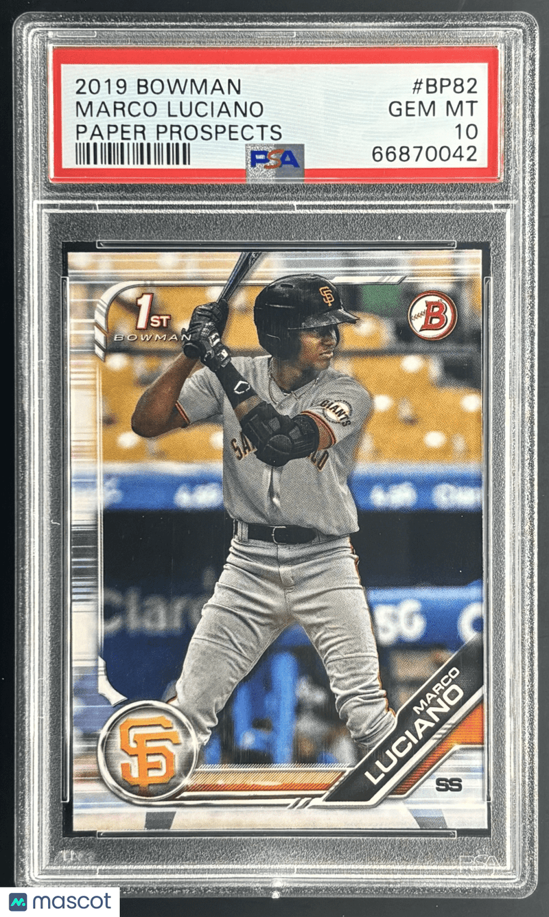2019 Bowman Paper Prospects Marco Luciano 