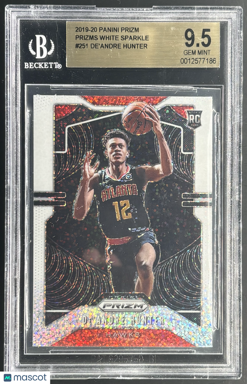 2019-20 Panini Prizm Prizms White Sparkle De&