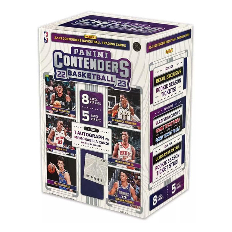 2022-23 Panini Contenders Basketball Blaster (8 Cards Per Pack, 5 Packs Per Box)