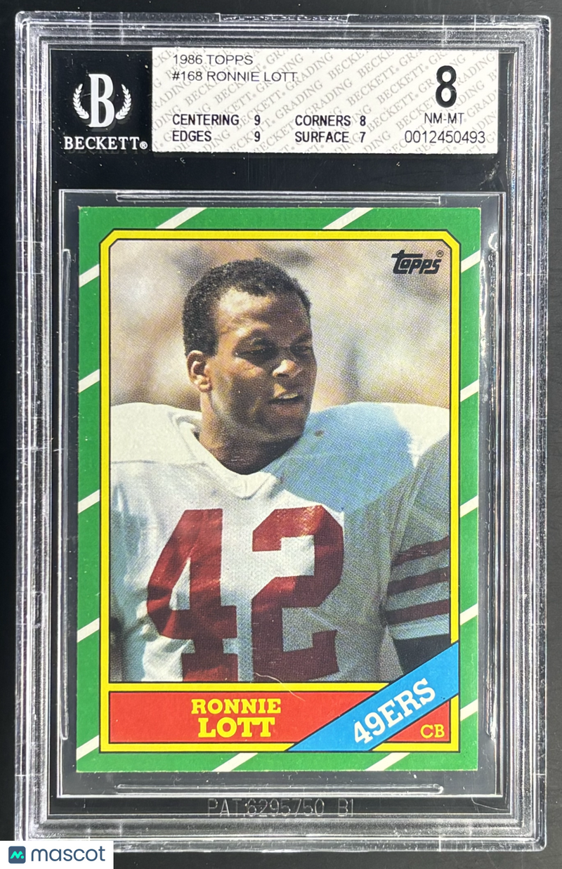 1986 Topps Ronnie Lott 