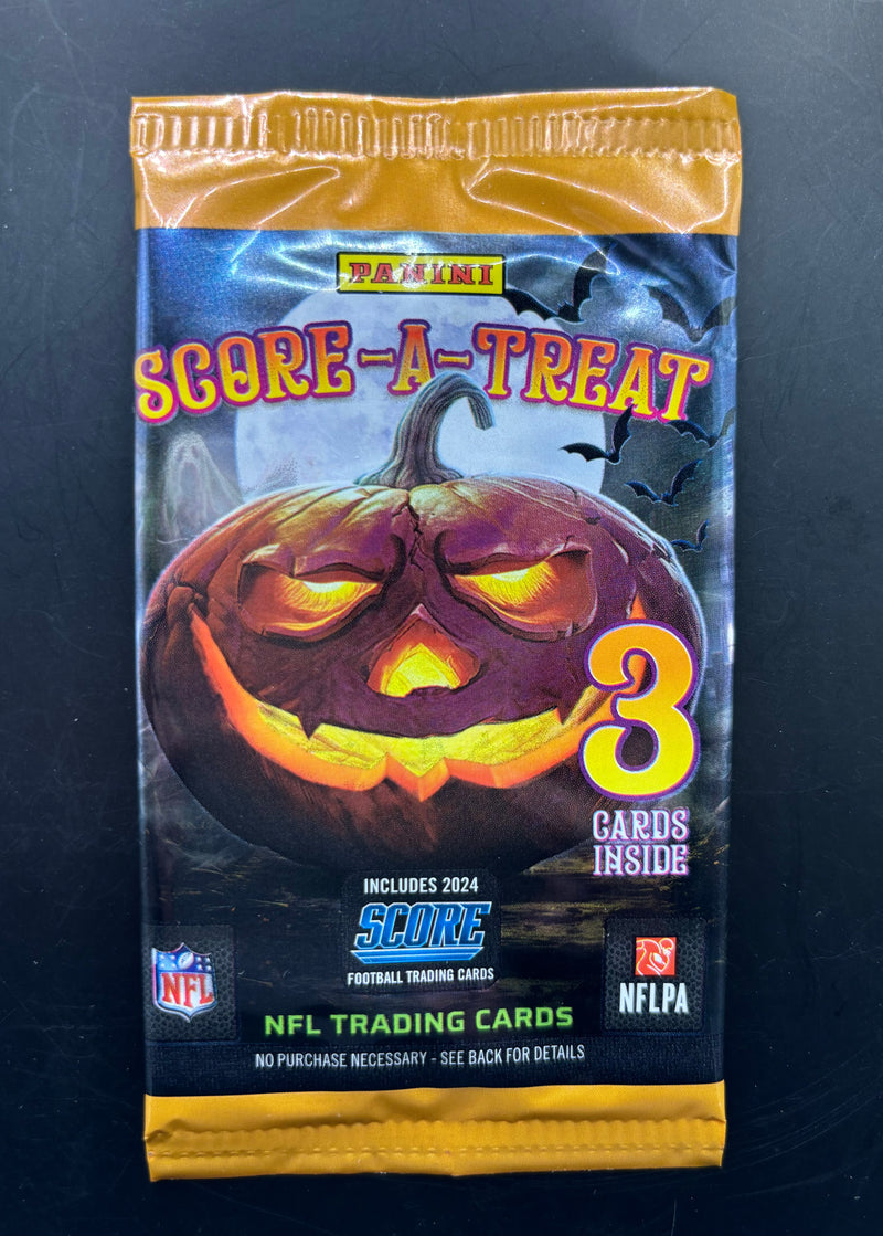 2024 Panini Score-A-Treat Football Card Pack (1 Pack, 3 Cards)