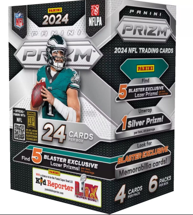 2024 Panini Prizm Football Blaster (4 Cards Per Pack, 6 Packs Per Box)