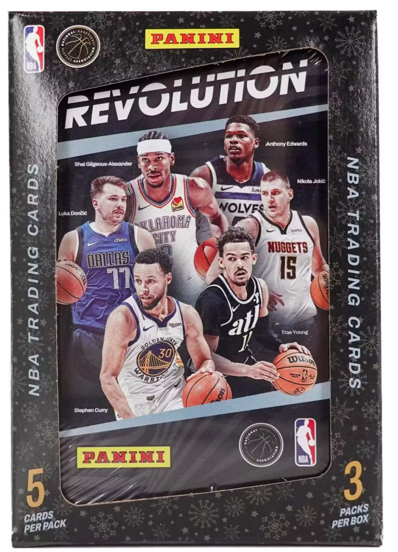 2023-24 Panini Revolution Basketball Hobby Winter Tin (3 packs per Tin, 5 cards per pack) (Copy)