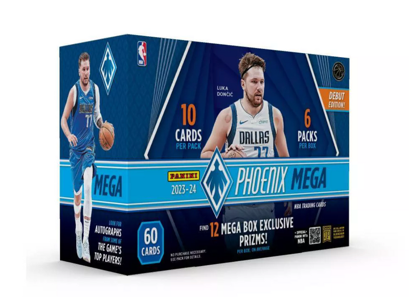 2024 Phoenix Basketball Mega Box (6 Packs, 10 Cards Per Pack)