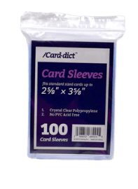 Standard Size Card Sleeves - 100 count