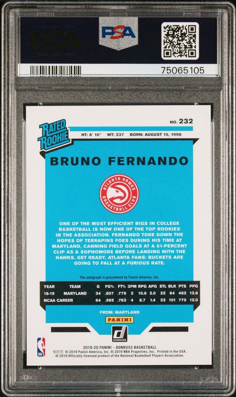 2019 Panini Donruss Bruno Fernando 