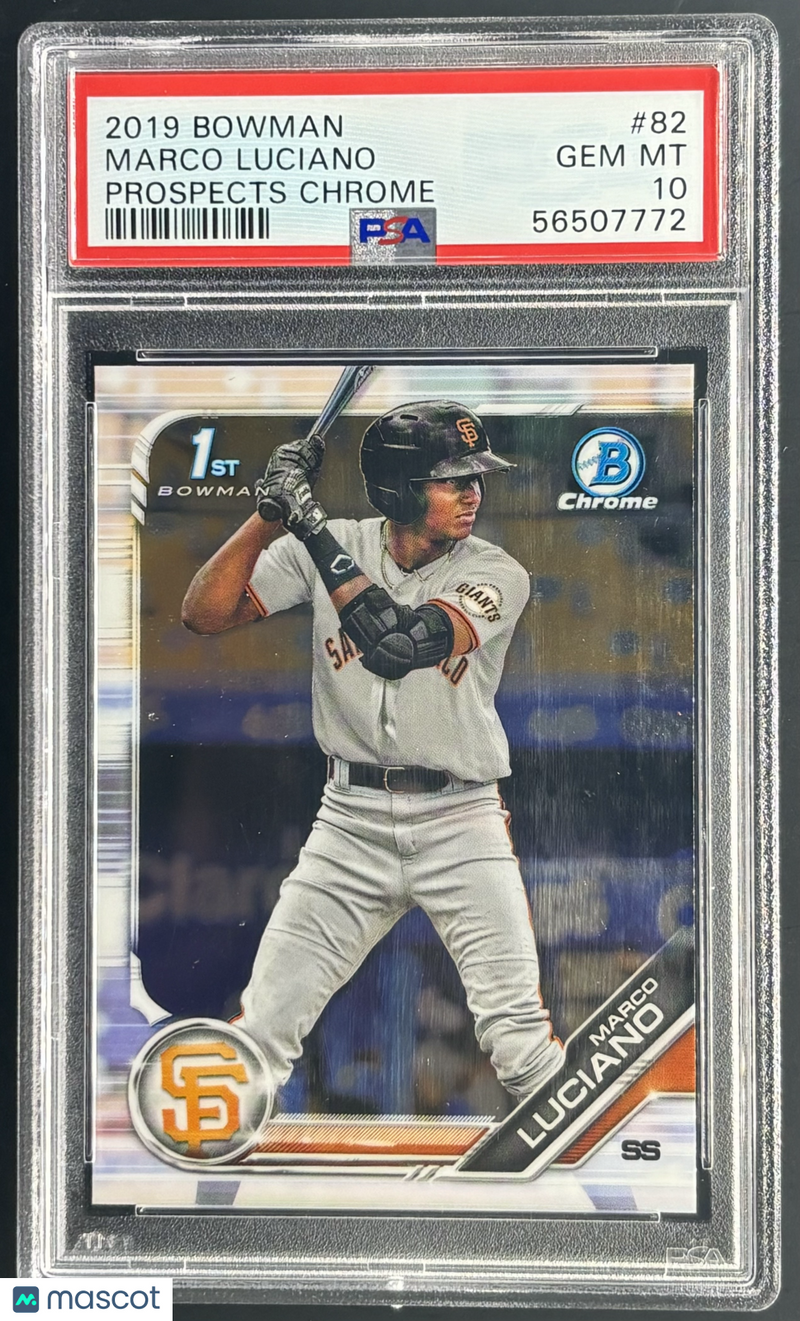 2019 Bowman Prospects Chrome Marco Luciano 