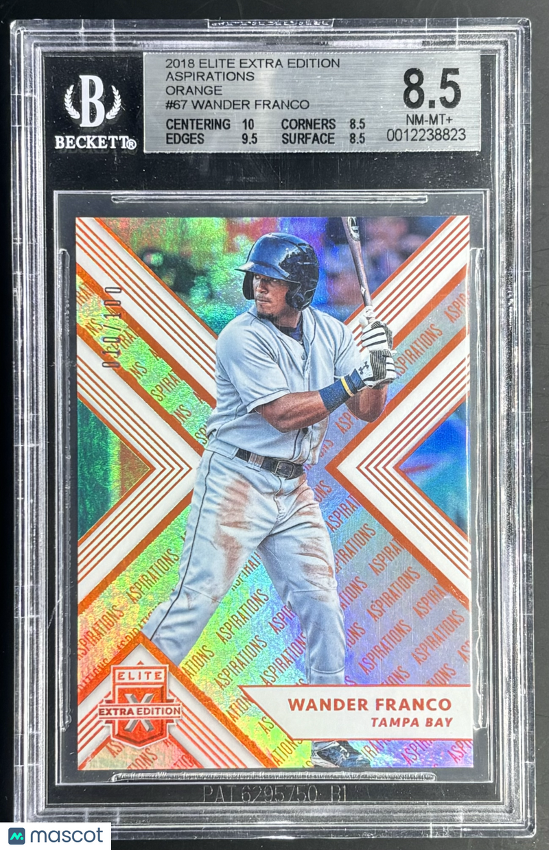 2018 Elite Extra Edition Aspirations Orange Wander Franco 