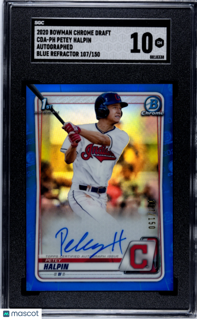 2020 Bowman Chrome Draft Petey Halpin 