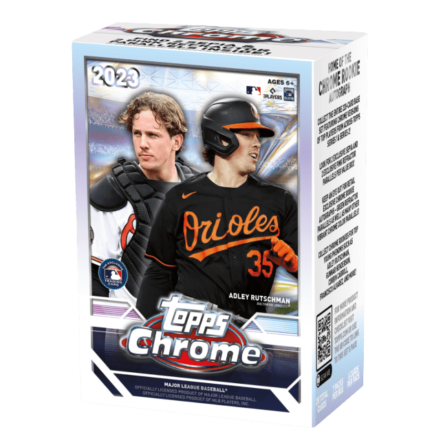 2023 Topps Chrome Baseball Blaster (4 Cards Per Pack, 7 Packs Per Box)
