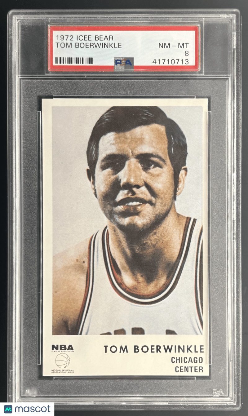 1972 Icee Bear Tom Boerwinkle PSA 8