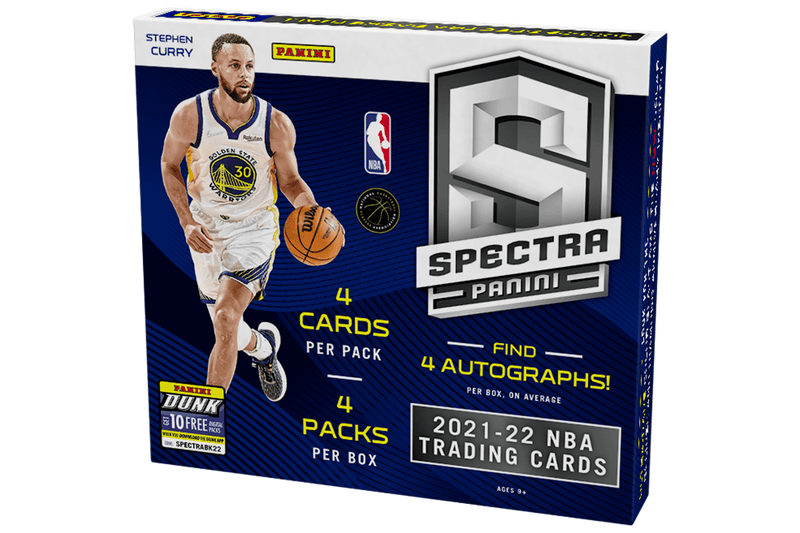 2021-22  Panini Spectra Basketball Hobby (4 Packs Per Box, 4 Cards Per Pack)