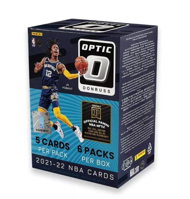 2021/22 Panini Donruss Optic Basketball Blaster Box (6 Packs Per Box, 5 Cards Per Pack)