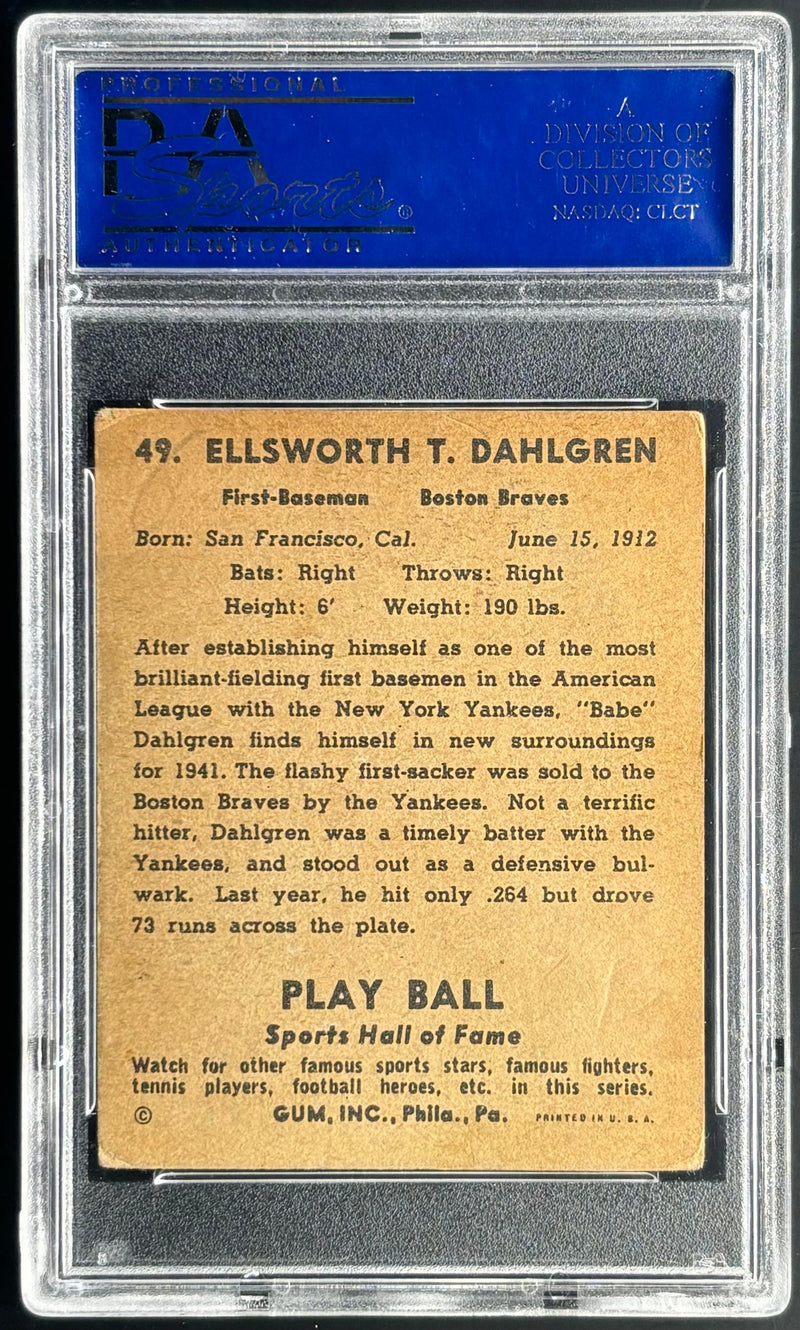 1941 Play Ball Babe Dahlgren 