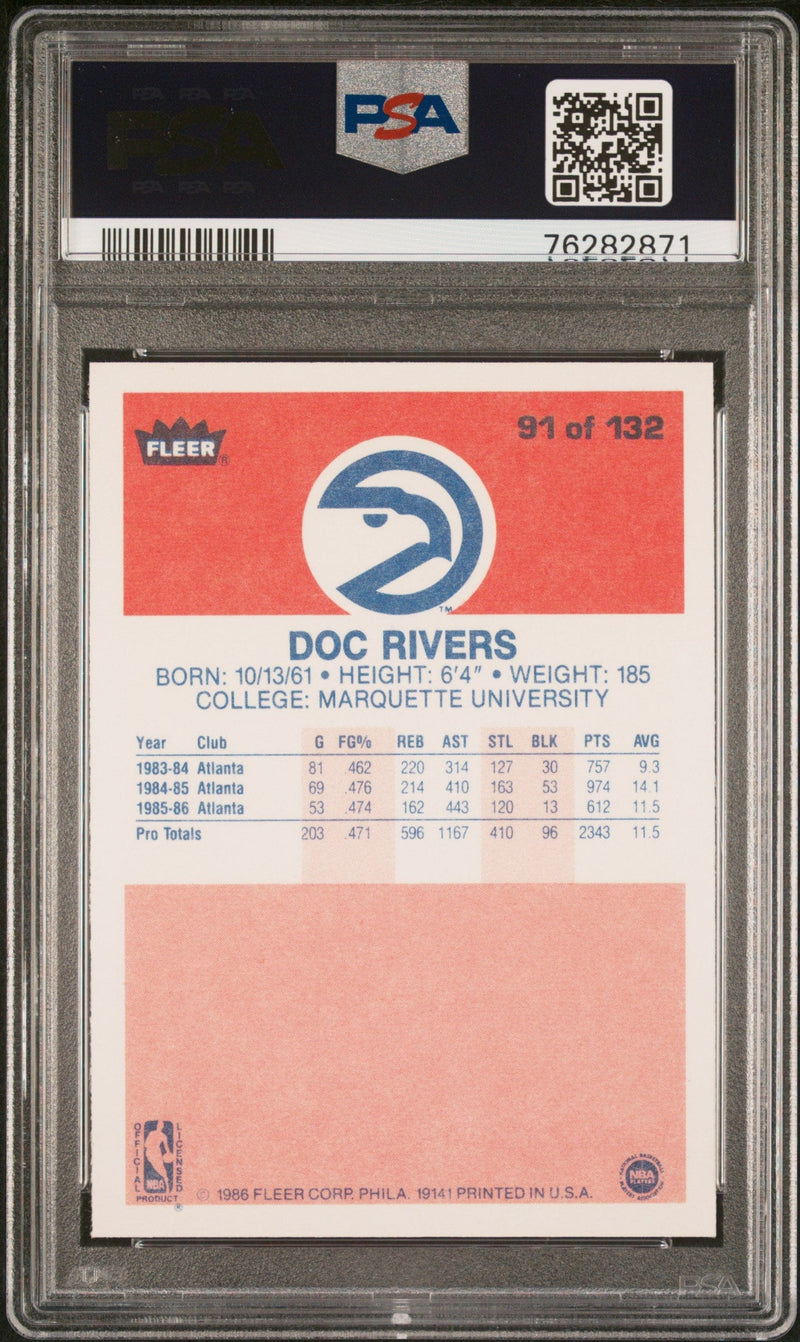 1986 Fleer Doc Rivers 