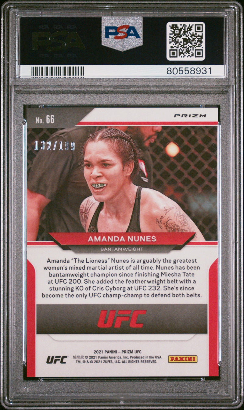 2021 Panini Prizm UFC Amanda Nunes 