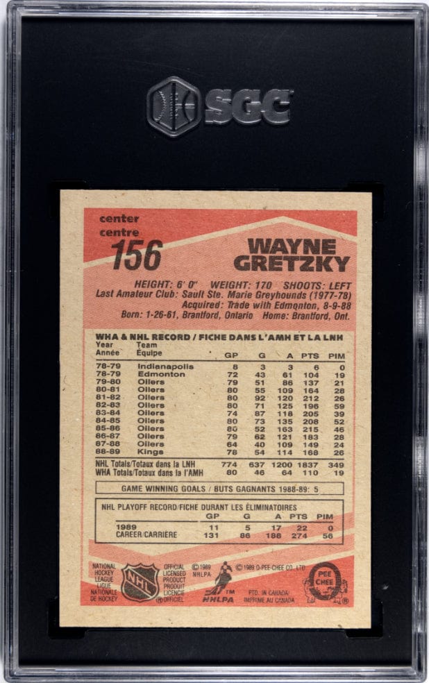 1989-90 O-Pee-Chee Wayne Gretzky 
