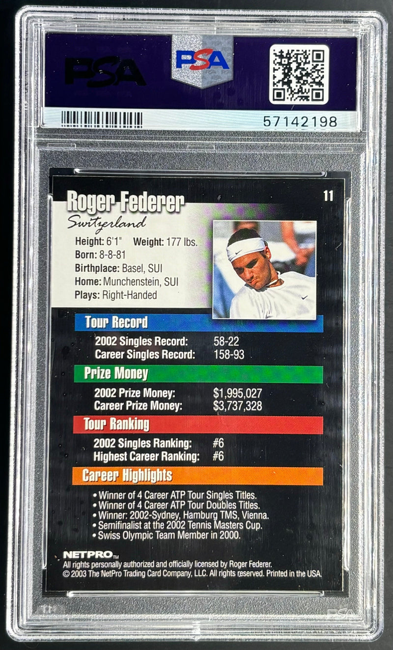 2003 Netpro Roger Federer 